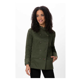 MOJAVE WOMENS CHEF COAT L/S