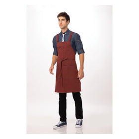 UPTOWN CROSS-BACK BIB APRON - 0
