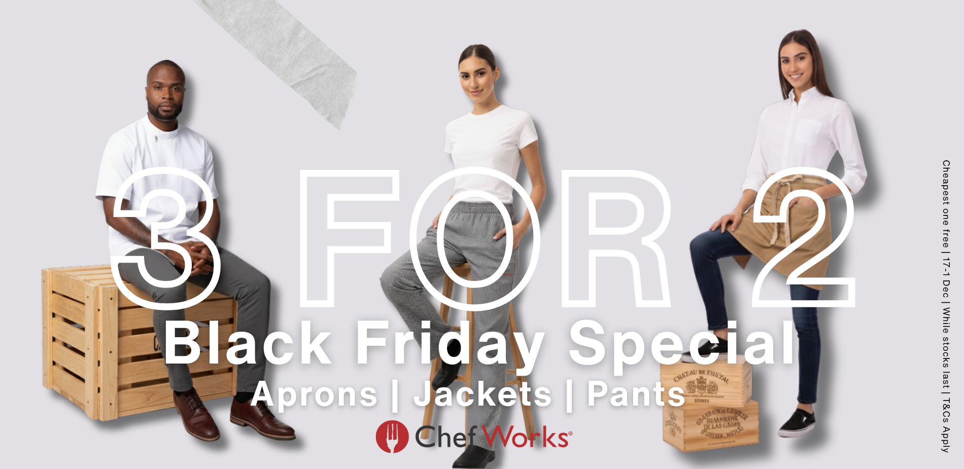 3 for 2 hp banner black friday