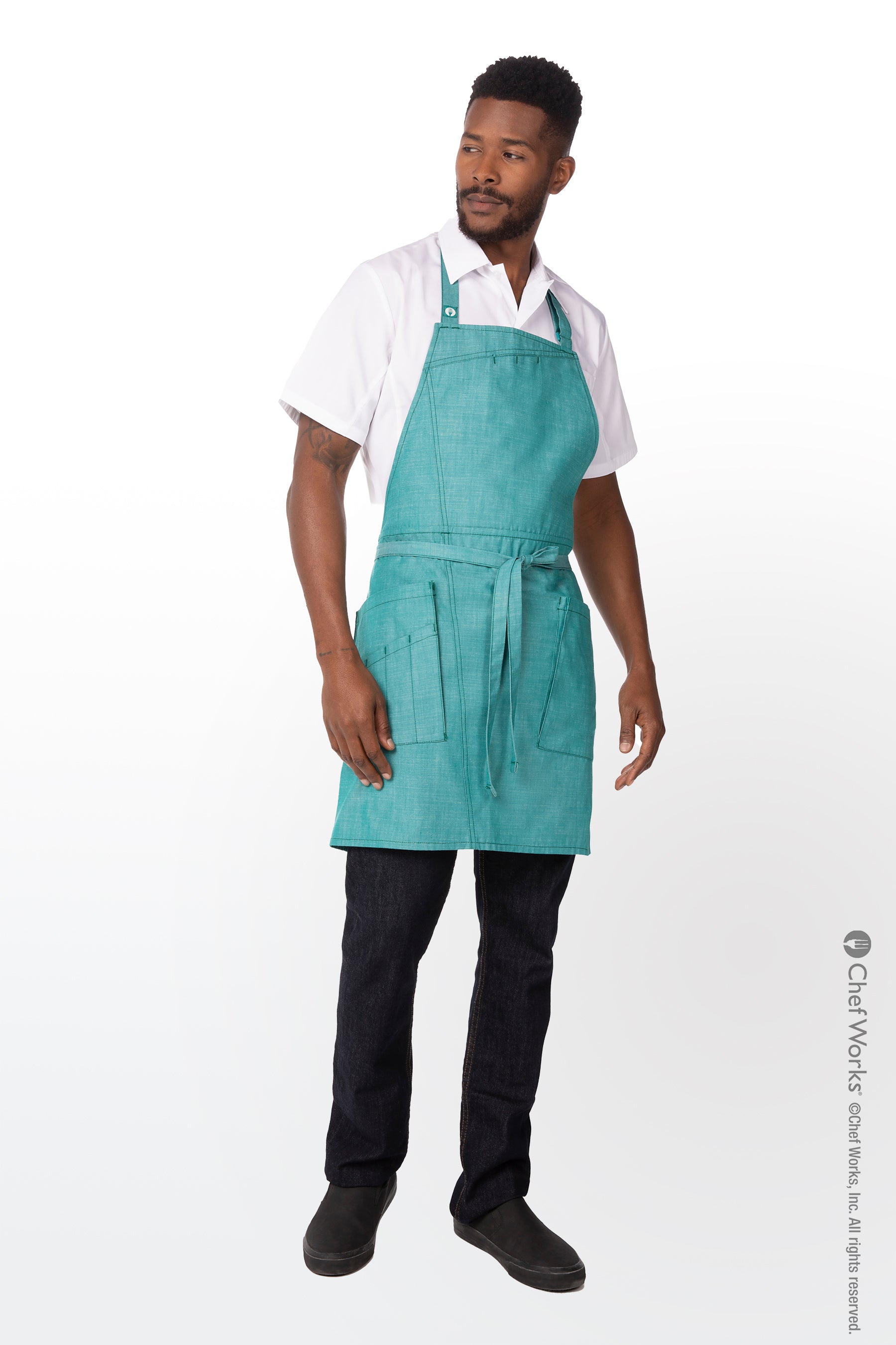 Buy jade MEDFORD BIB APRON