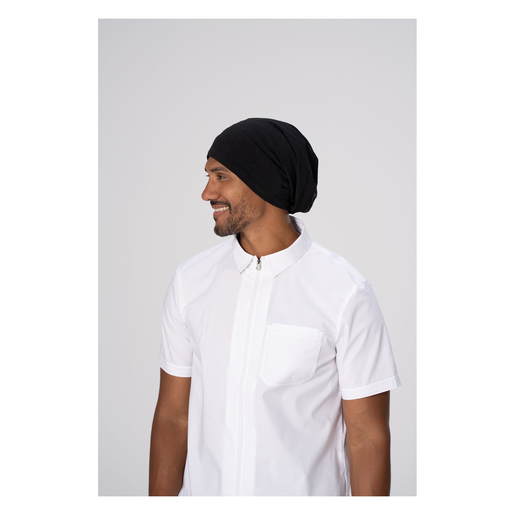 BANDED HAIR CAP