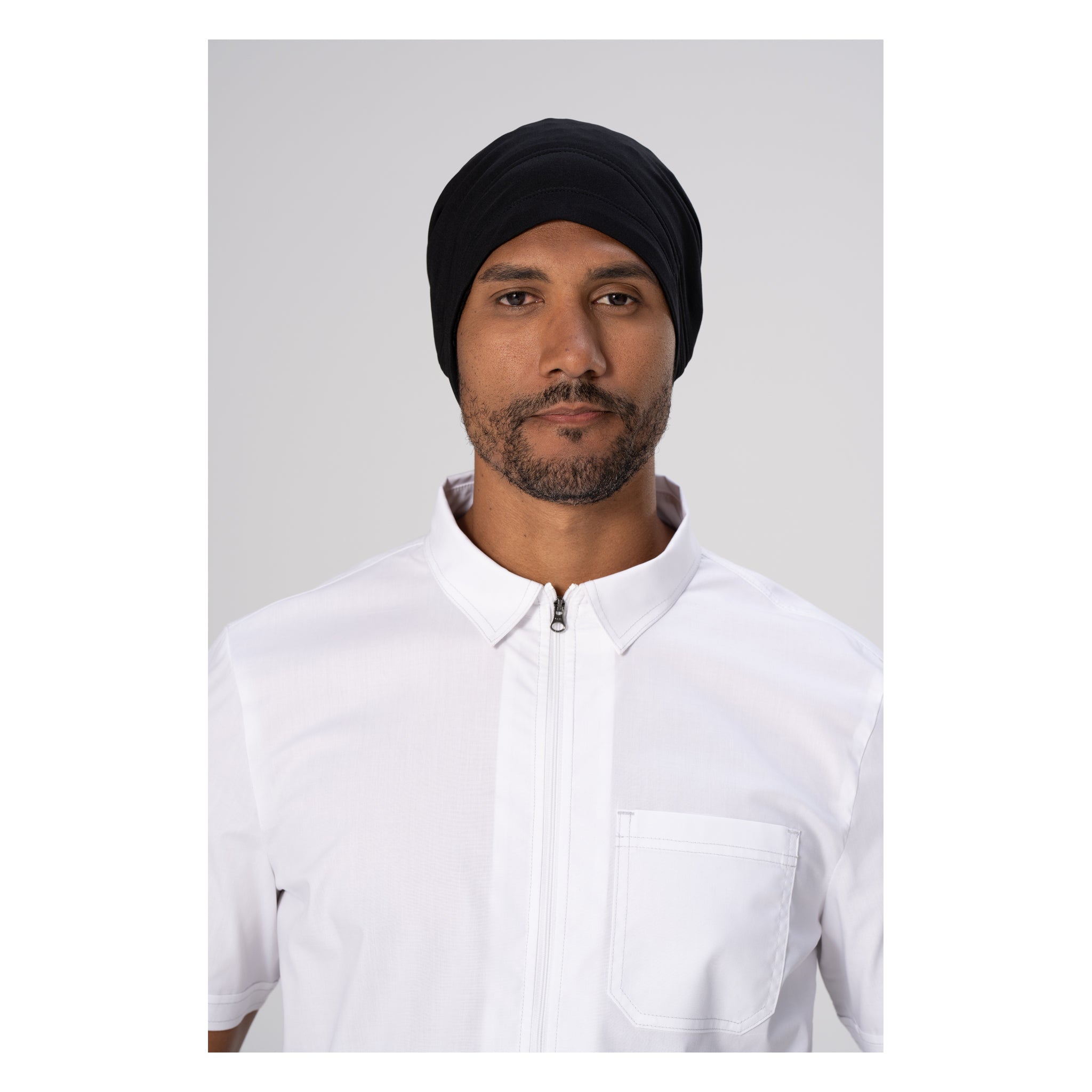 BANDED HAIR CAP