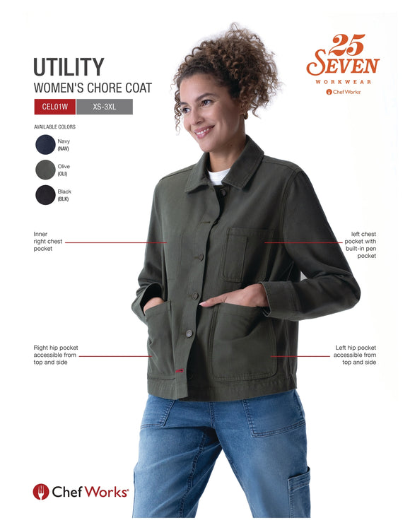 UTILITY CHORE COAT WOMENS