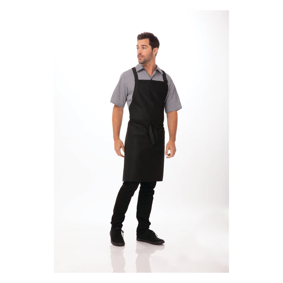 CROSS-BACK BIB APRON