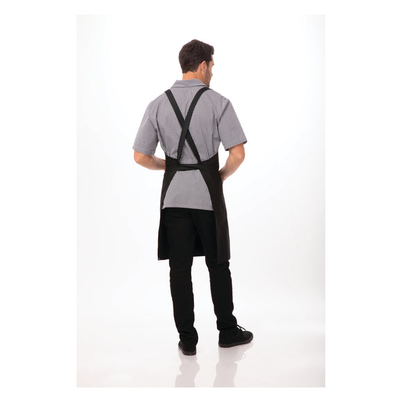 CROSS-BACK BIB APRON