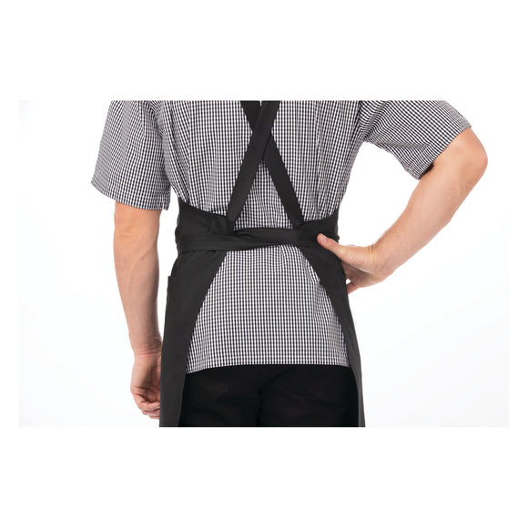 CROSS-BACK BIB APRON