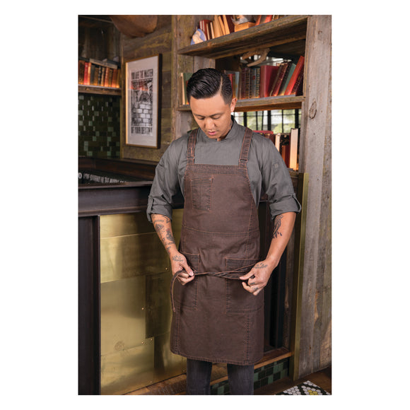 DENVER CROSS-BACK BIB APRON