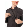 GRAMERCY WOMENS DENIM CHEF COAT BLACK