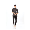 GRAMERCY WOMENS DENIM CHEF COAT BLACK