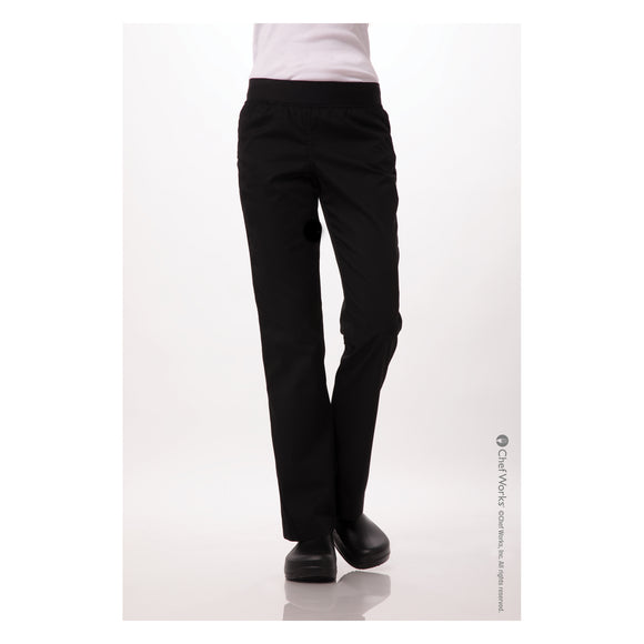 LIGHTWEIGHT SLIM CHEF PANTS WOMENS