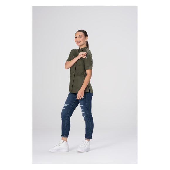 MOJAVE WOMENS CHEF COAT S/S