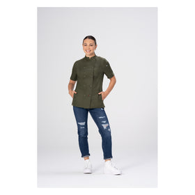 MOJAVE WOMENS CHEF COAT S/S