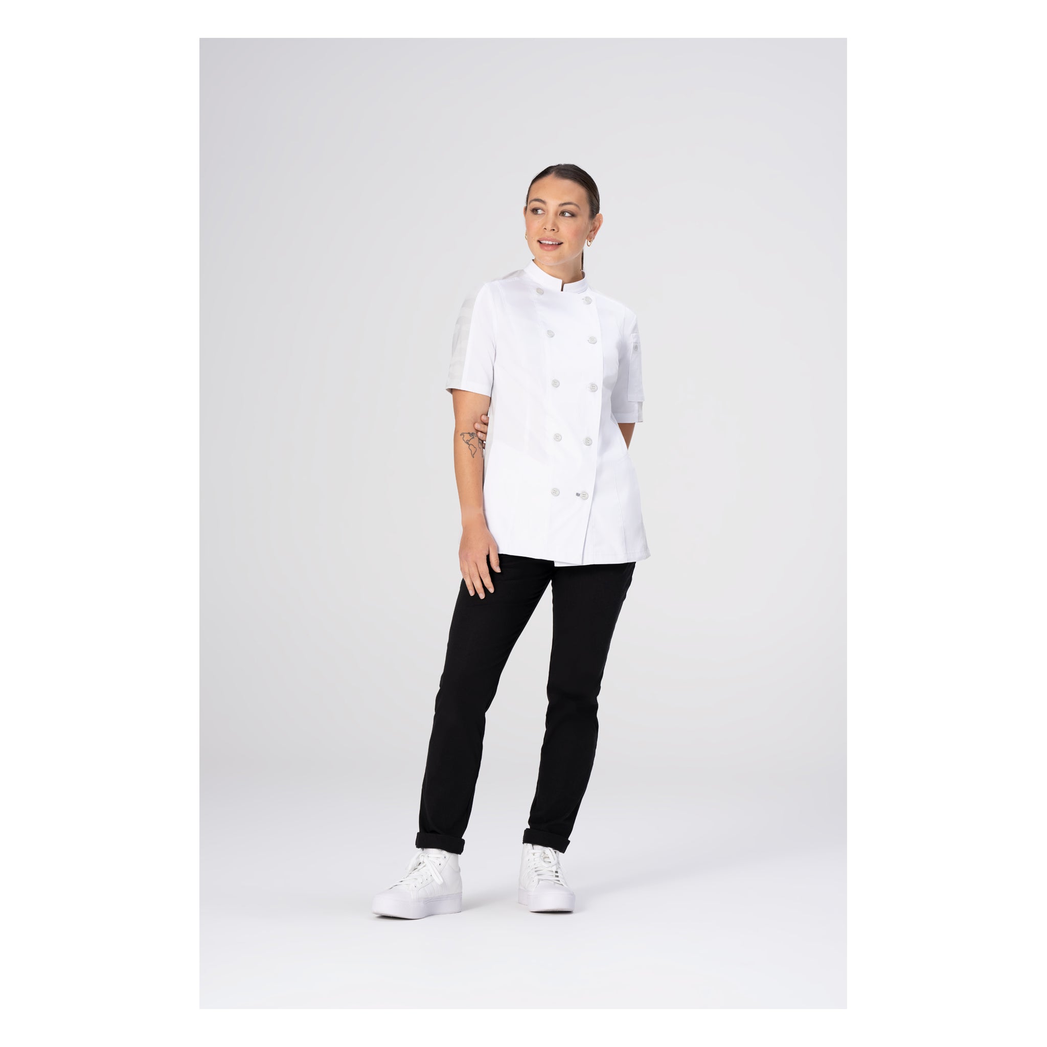 MOJAVE WOMENS CHEF COAT S/S - 0