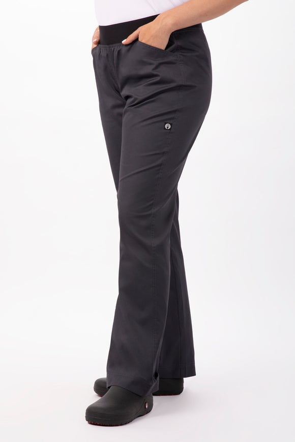 LIGHTWEIGHT SLIM CHEF PANTS WOMENS