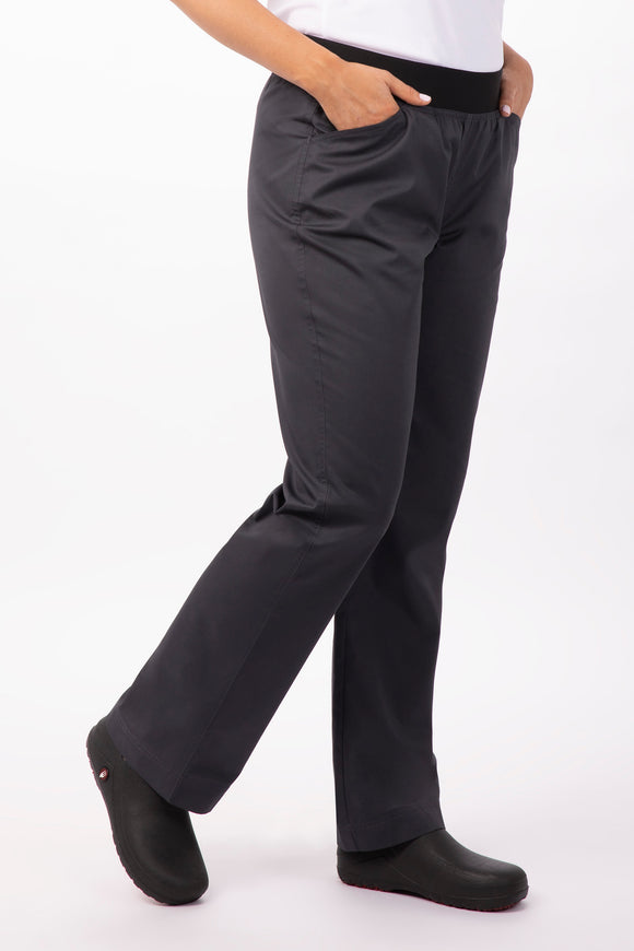 LIGHTWEIGHT SLIM CHEF PANTS WOMENS