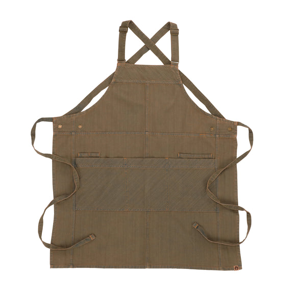 UPTOWN CROSS-BACK BIB APRON