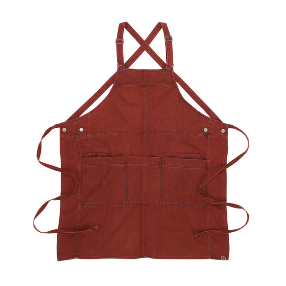 UPTOWN CROSS-BACK BIB APRON