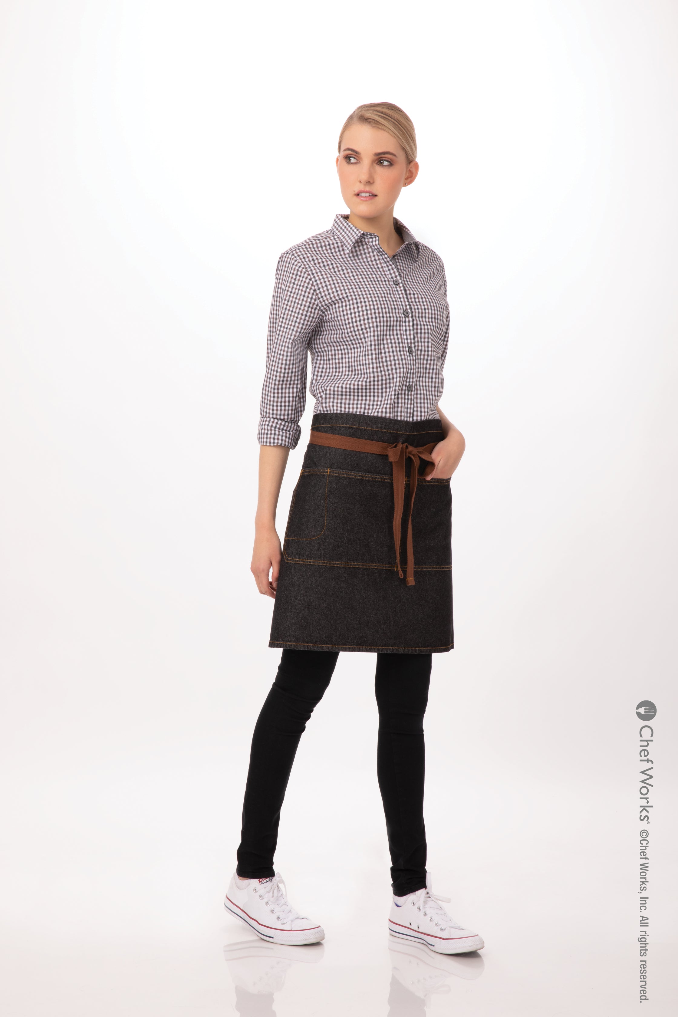 Buy black MEMPHIS HALF BISTRO APRON